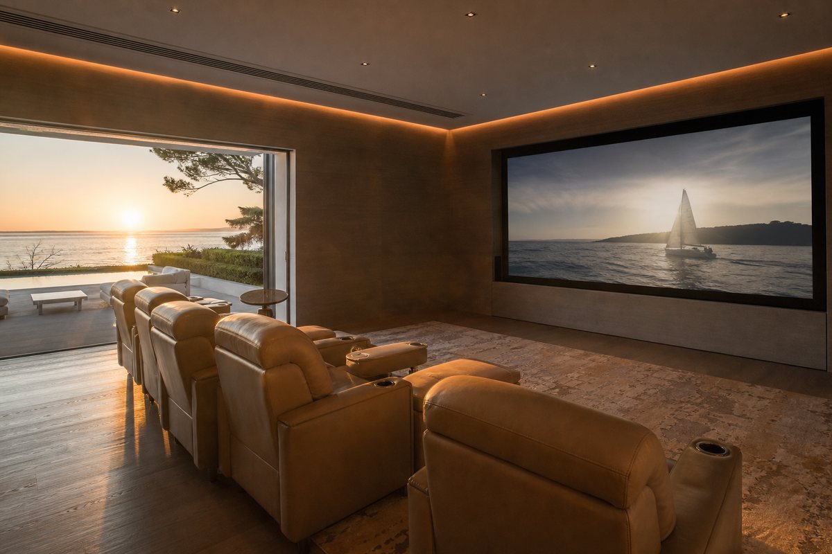 Réalisation de salle de cinéma privée CineHome