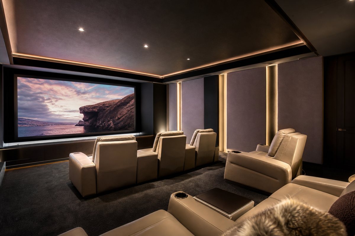 Réalisation de salle de cinéma privée CineHome