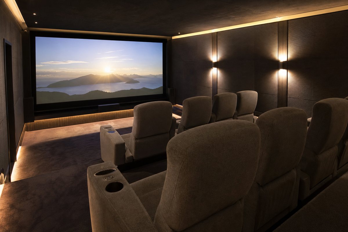 Réalisation de salle de cinéma privée CineHome